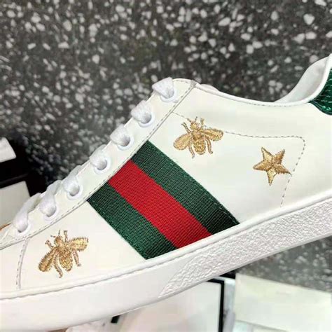 gucci ace stars|Gucci ace sneakers with bee.